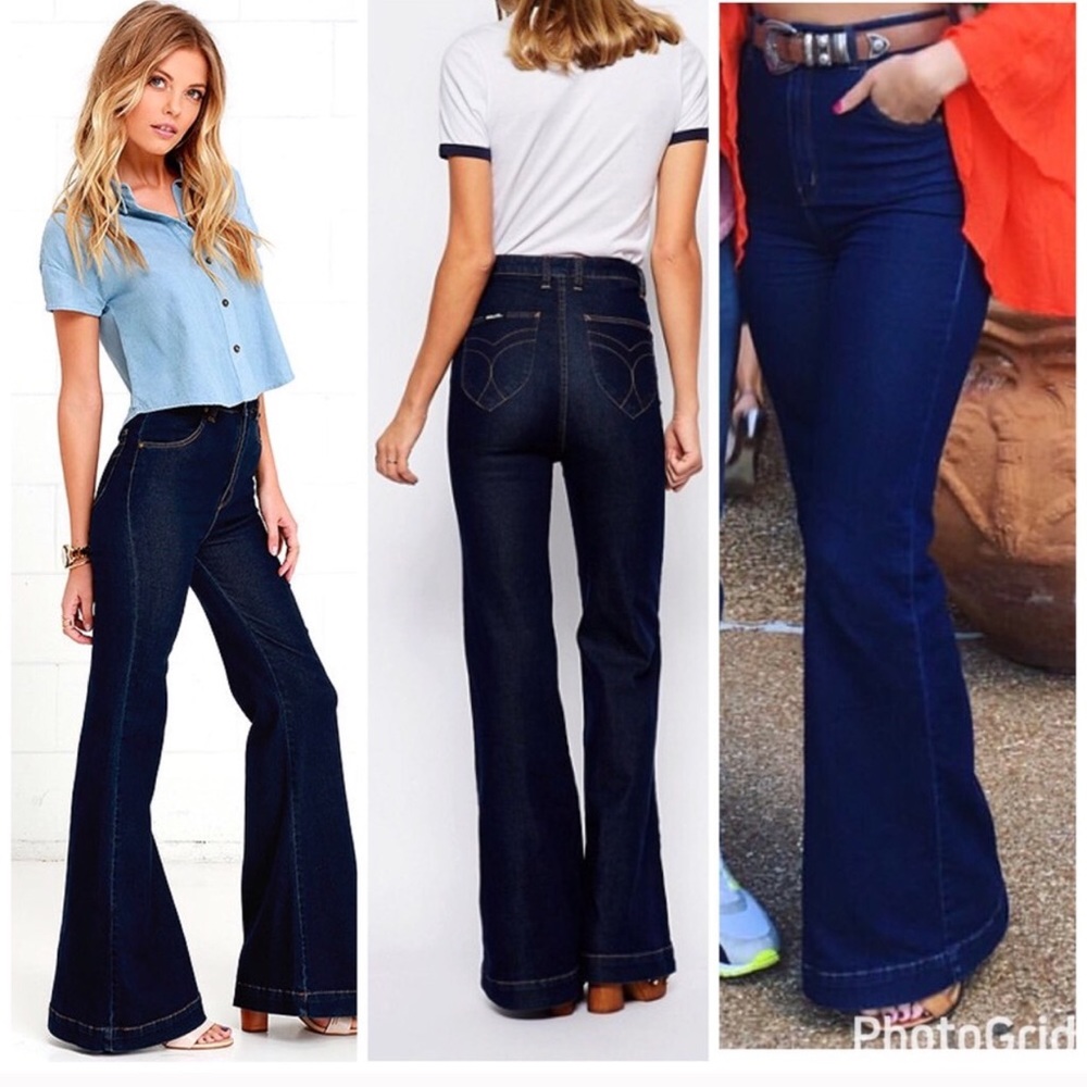 Lulu's Rolla's Flare Bell Bottom jeans